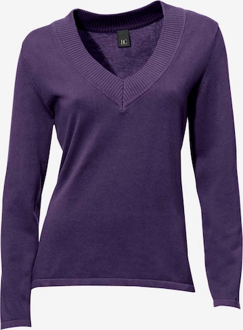 heine - Pullover em roxo: frente