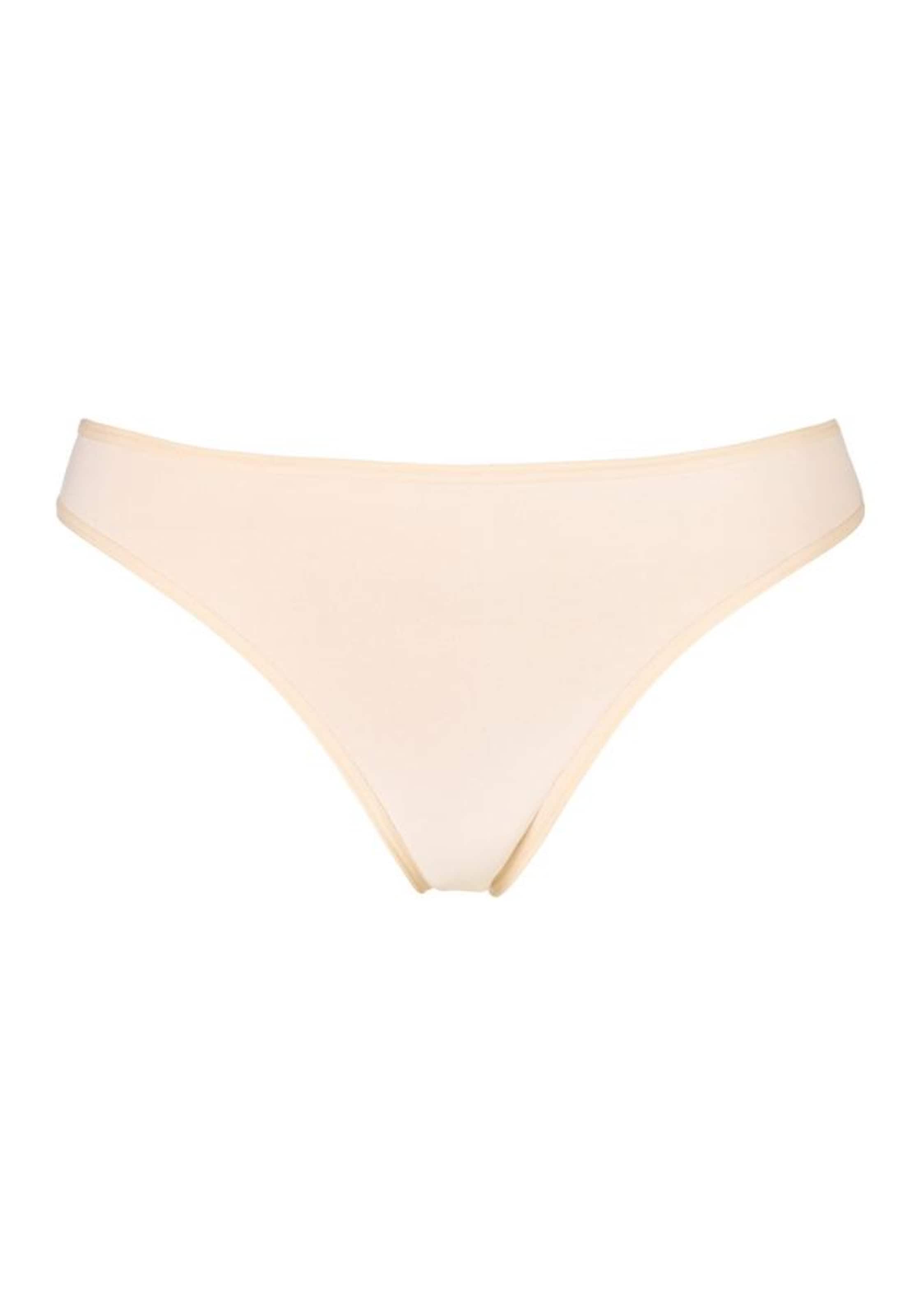 LASCANA Thong in Beige: front
