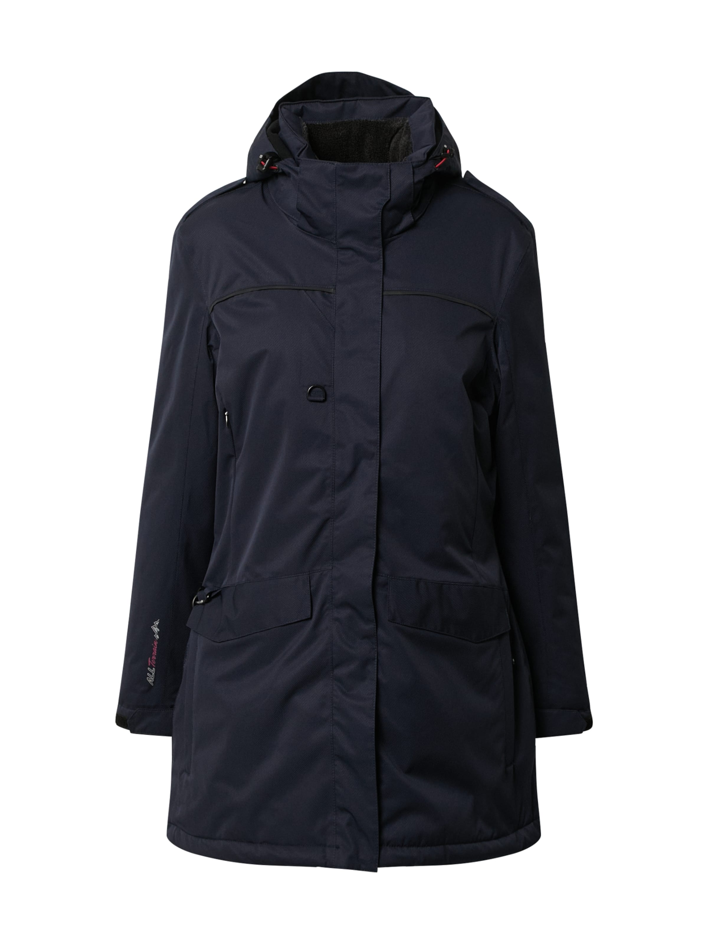KILLTEC Outdoorjacke 'Ostfold' in Blau: Vorderseite