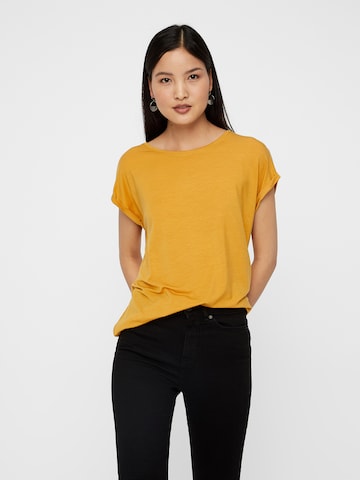VERO MODA T-shirt 'VMAva' i gul: framsida
