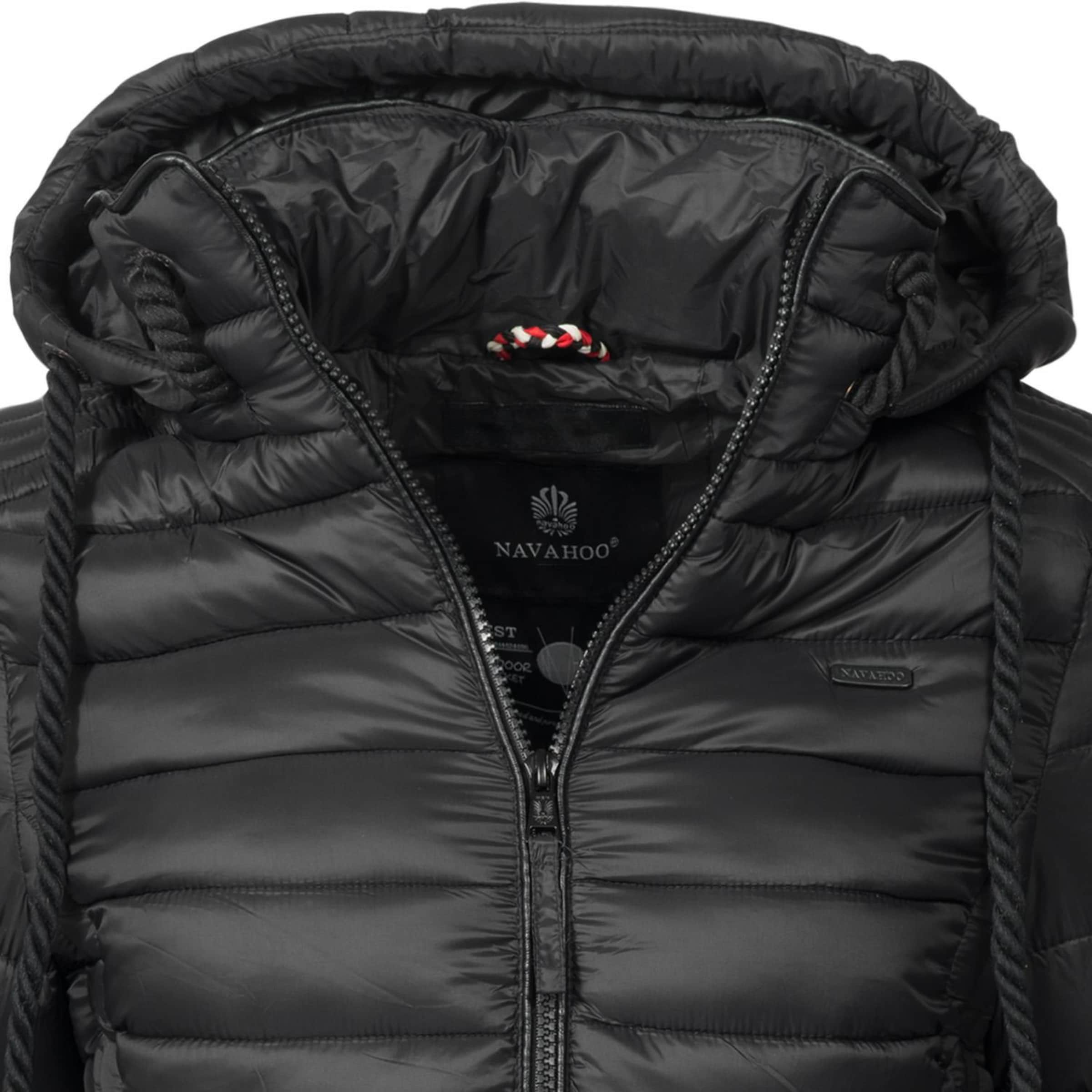 NAVAHOO Φθινοπωρινό και ανοιξιάτικο μπουφάν 'Lulana' σε μαύρο