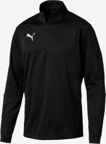 PUMA Athletic Sweatshirt in Black: front