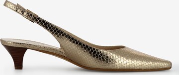 EVITA Damen Sling Pumps in Gold