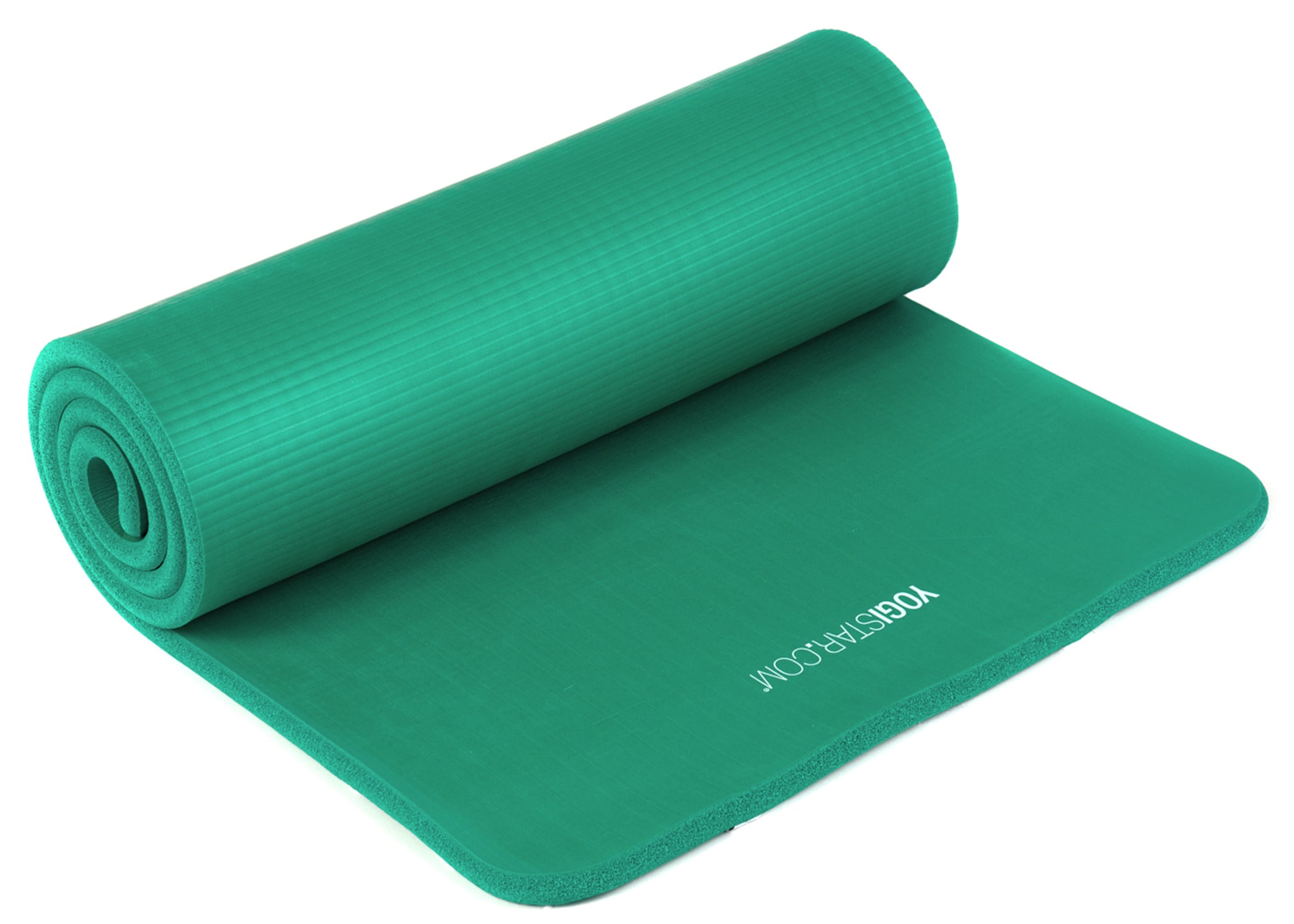 YOGISTAR.COM Mat 'Basic' in Green: front