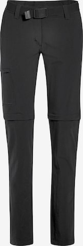 Maier Sports Outdoor Pants in Black: front