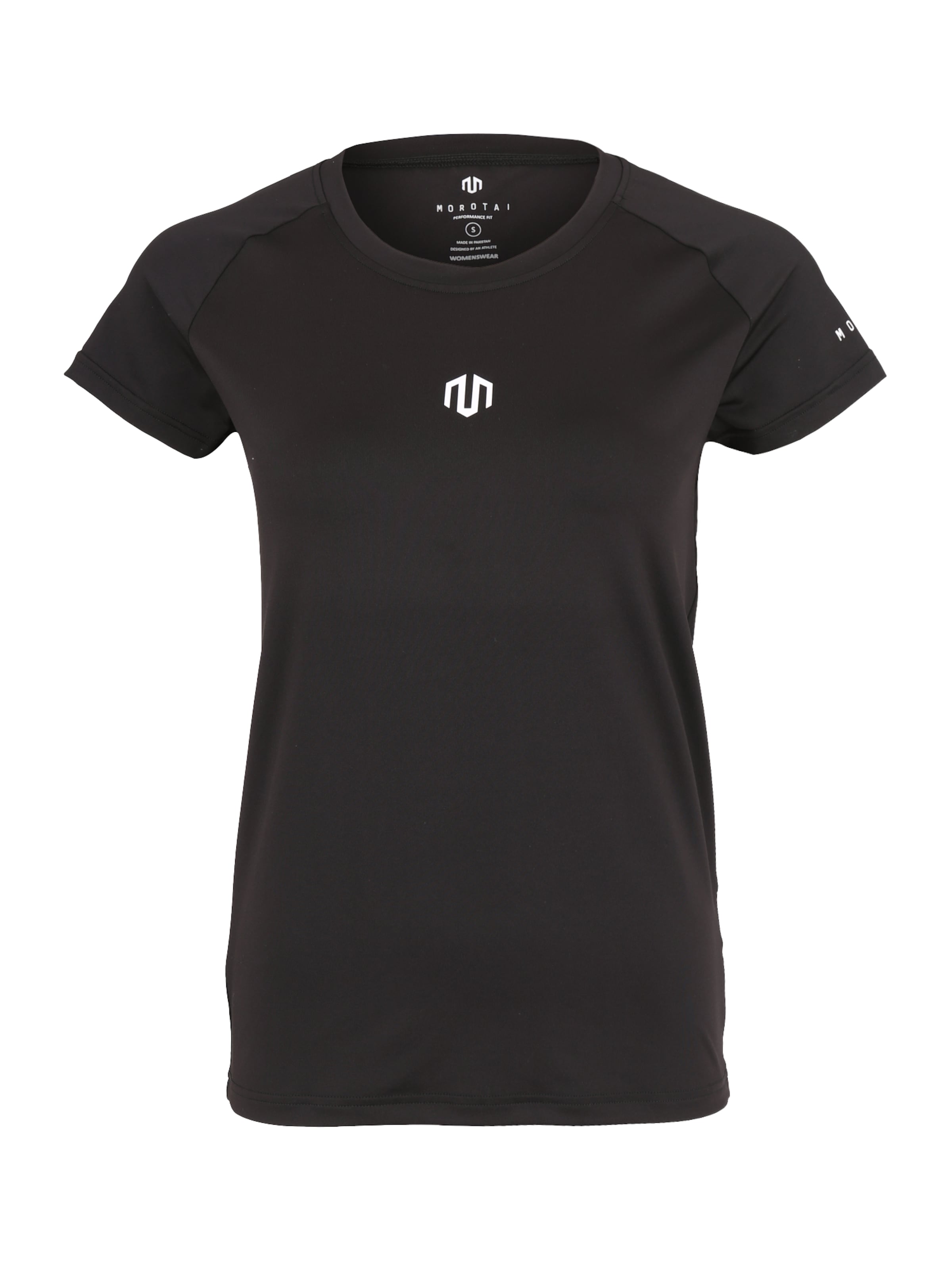 MOROTAI - Sport-Shirt 'NAKA Performance Hole Back' in schwarz