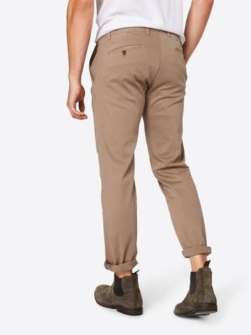 JOOP! Normální Chino kalhoty 'Matthew' – hnědá: zadní strana