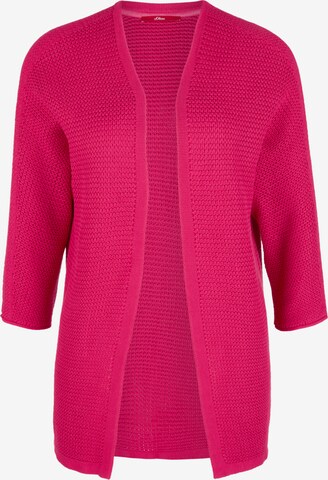 s.Oliver Strickjacke in Pink: predná strana