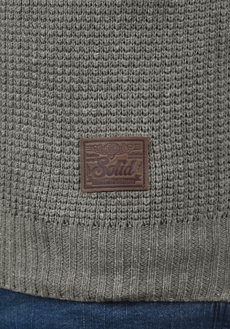 !Solid Strickjacke 'Tristan' in Grau