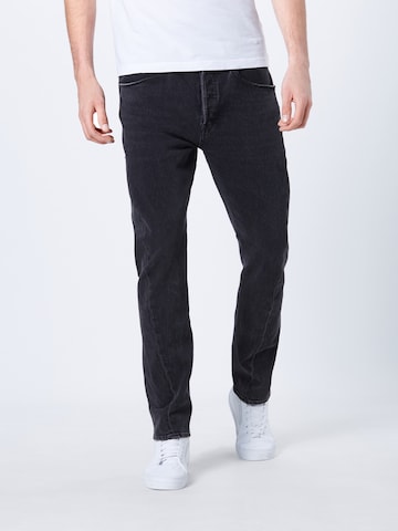 LEVI'S ® Tapered Jeans 'LEJ 502 Reg Taper' in Zwart