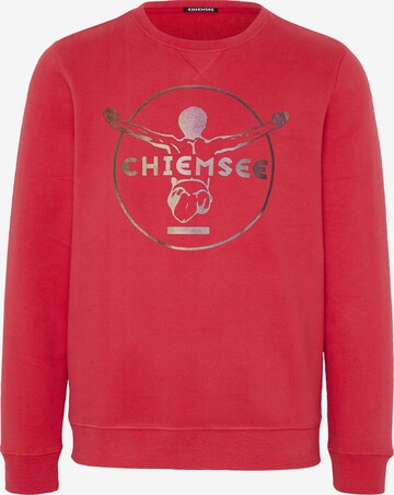 Sweat-shirt CHIEMSEE en rouge : devant