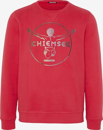 Sweat-shirt CHIEMSEE en rouge : devant