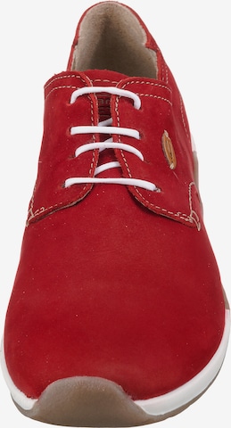 CAMEL ACTIVE Lace-Up Shoes 'Moonlight' in Red