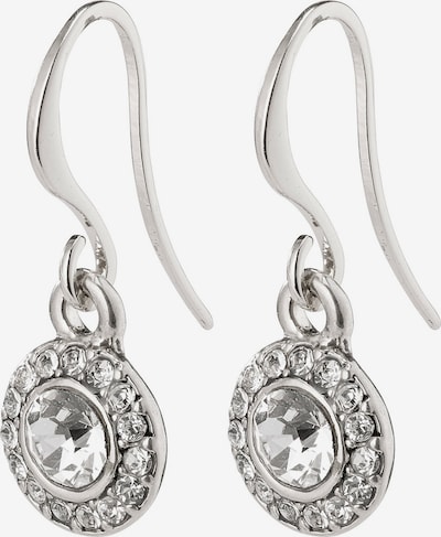 Pilgrim Earrings 'Clementine' in Silver / Transparent, Item view