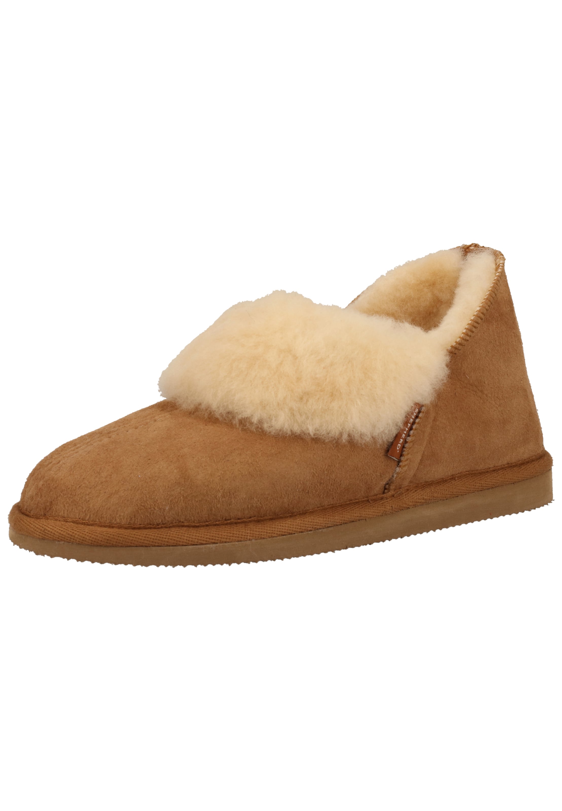Pantoufle SHEPHERD en marron : devant