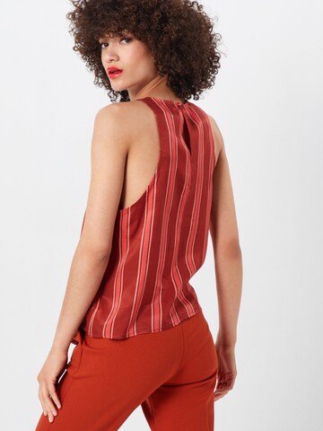 SOAKED IN LUXURY Top 'Salma' in Red: back
