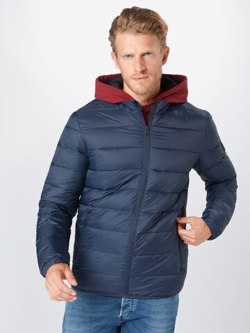 Coupe regular Veste mi-saison 'Magic' JACK & JONES en bleu : devant