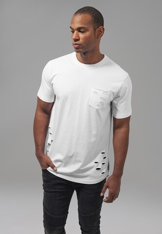 T-Shirt Urban Classics en blanc : devant