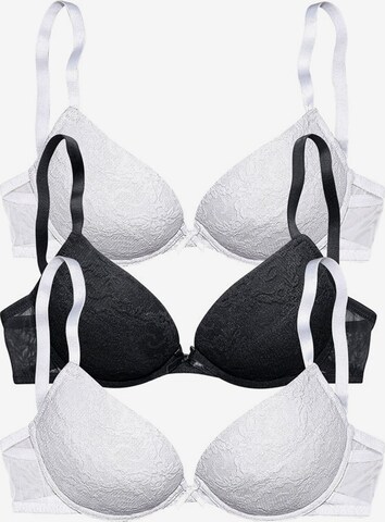 PETITE FLEUR Push-up BH i sort