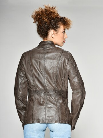 MUSTANG Lederjacke 'Jasmin' in Braun