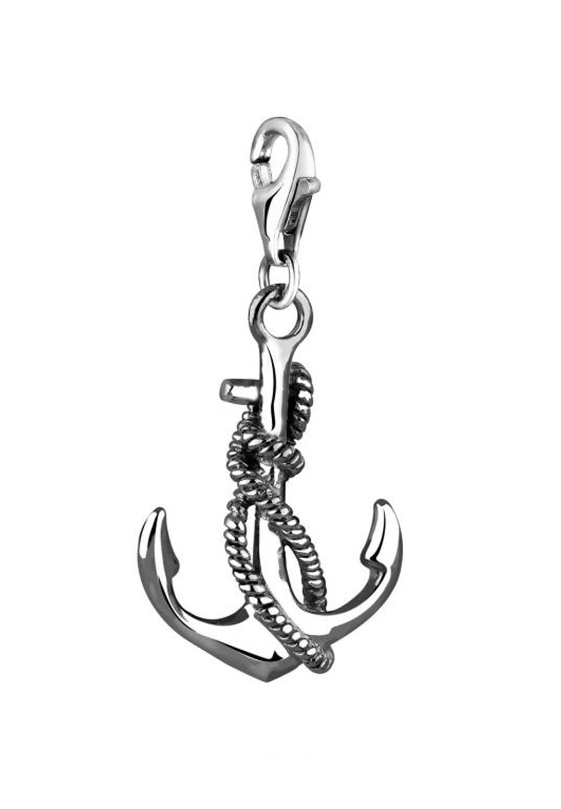 Nenalina Charm 'Anker' in Silber