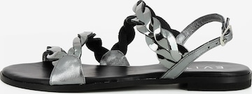 EVITA Sandale 'OLIMPIA' in Silber