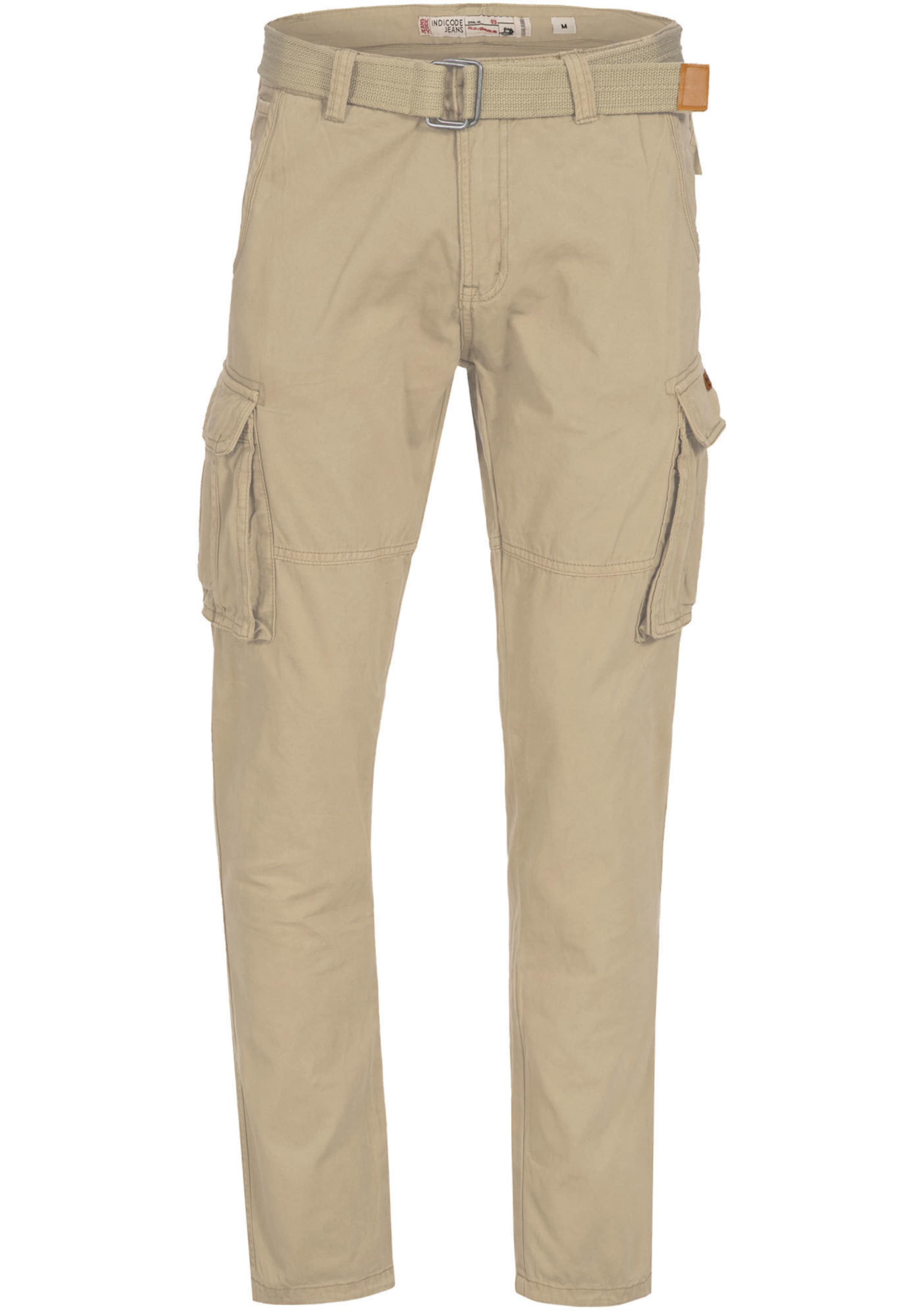 INDICODE JEANS Cargohose ' William ' in Beige: Vorderseite
