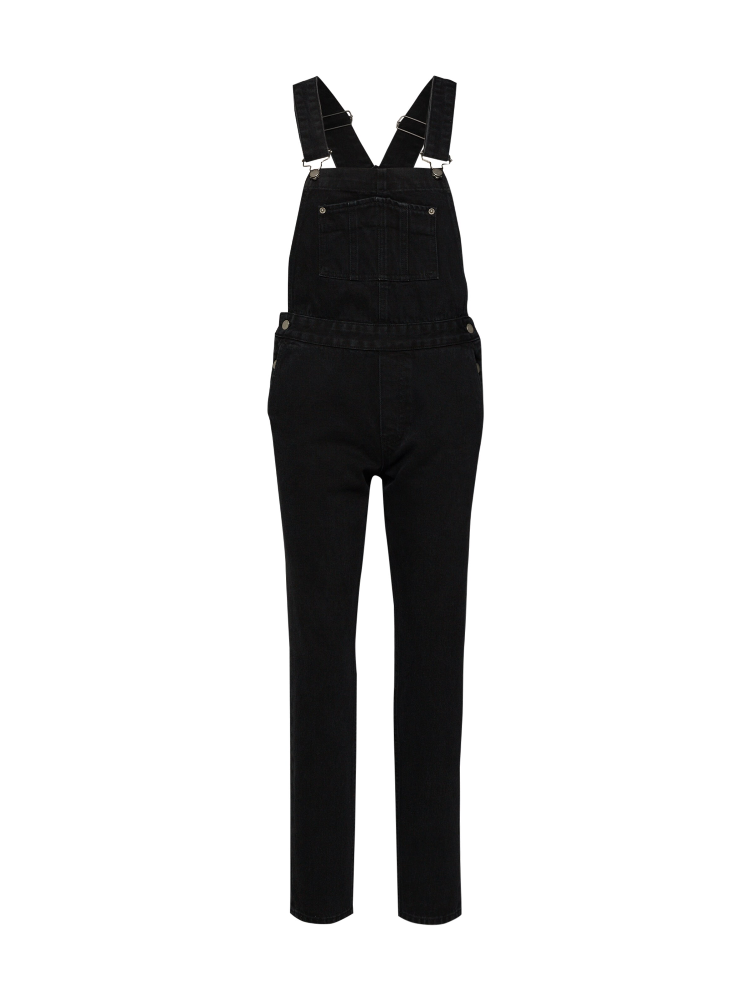Dr. Denim - Tuinbroek jeans 'Darcy Dungarees' in de kleur Black denim