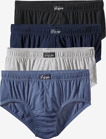 LE JOGGER Slip (4 Stck.) in Blau: predná strana