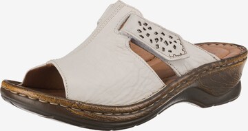 JOSEF SEIBEL Clogs 'Catalonia 3' in White: front