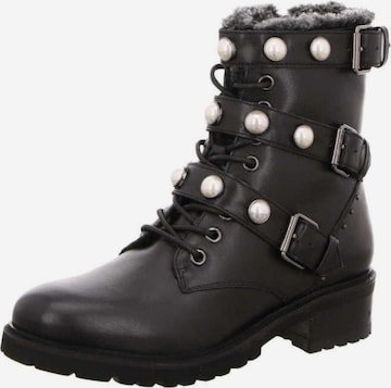 SPM Ankle Boots in Black: front