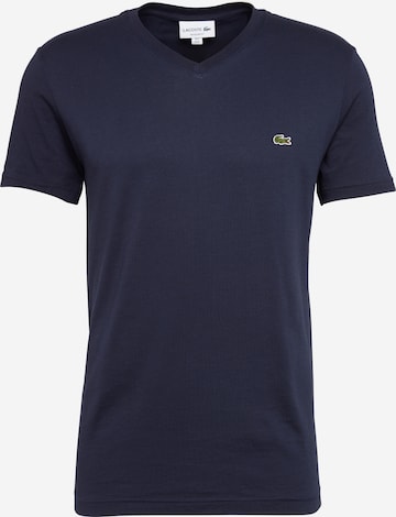 LACOSTE - Camiseta en azul: frente