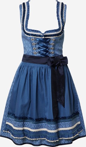 STOCKERPOINT Dirndl in Blauw: voorkant