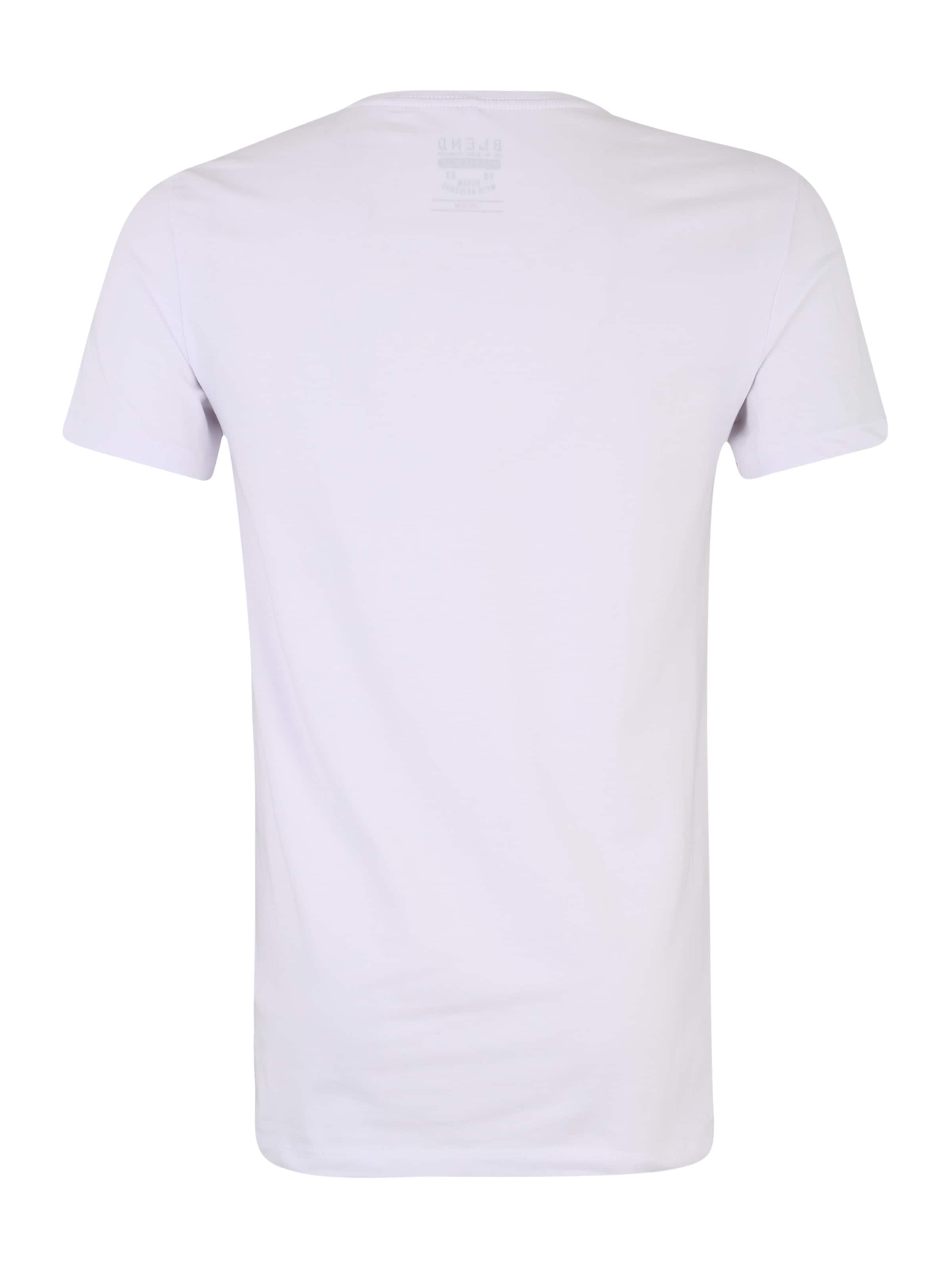 BLEND Koszulka 'Nick' w kolorze biały: tył