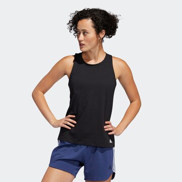 ADIDAS SPORTSWEAR Sporttop in Zwart: voorkant