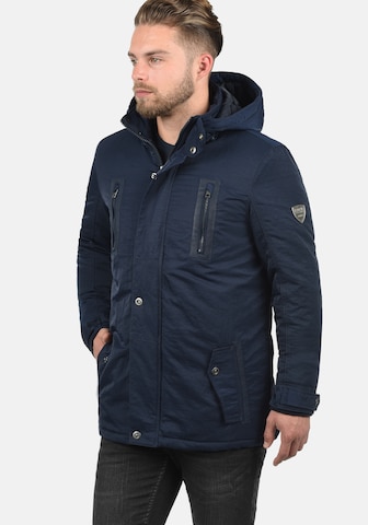 !Solid Winterjacke 'Daemon' in Blau: predná strana