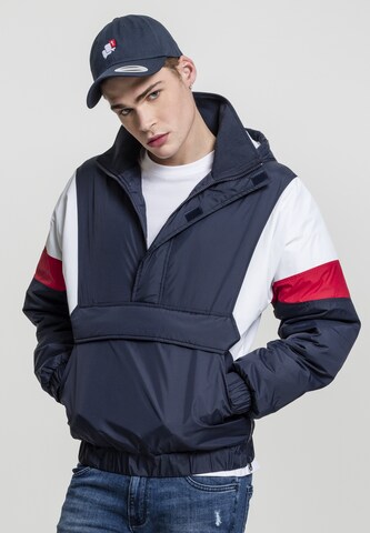 Urban Classics Between-season jacket in Blue: front