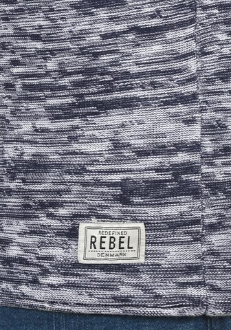 Redefined Rebel Rundhalspullover 'Millard' in Blau