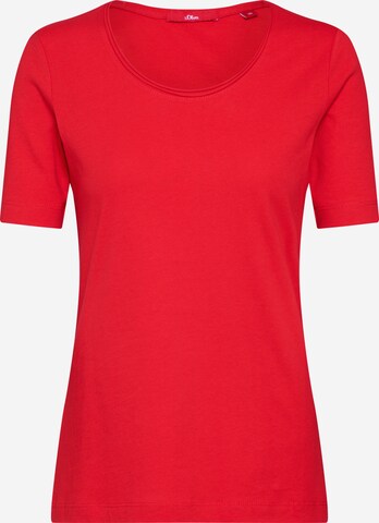 T-shirt s.Oliver en rouge : devant