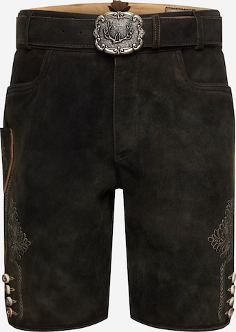 STOCKERPOINT Regular Панталон в традиционен стил 'Corbi4' в кафяво: отпред