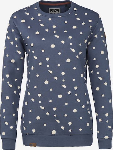 Lakeville Mountain Athletic Sweatshirt 'Uelle Dots' in Blue: front