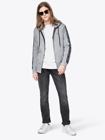 TOMMY HILFIGER - Sudadera con cremallera en gris