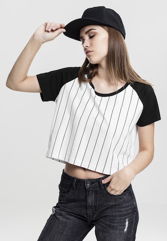 Tricou de la Urban Classics pe alb