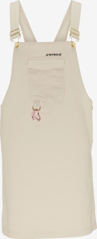MYMO Overall Skirt in Beige: front