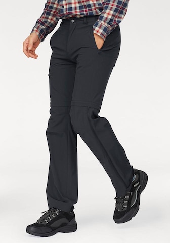 VAUDE Regular Outdoor Pants 'Farley' in Black: front