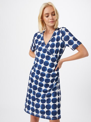 MORE & MORE Dress 'Big Dots' in White: front
