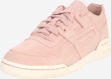 Reebok Sneakers laag 'WORKOUT PLUS' in Roze: voorkant