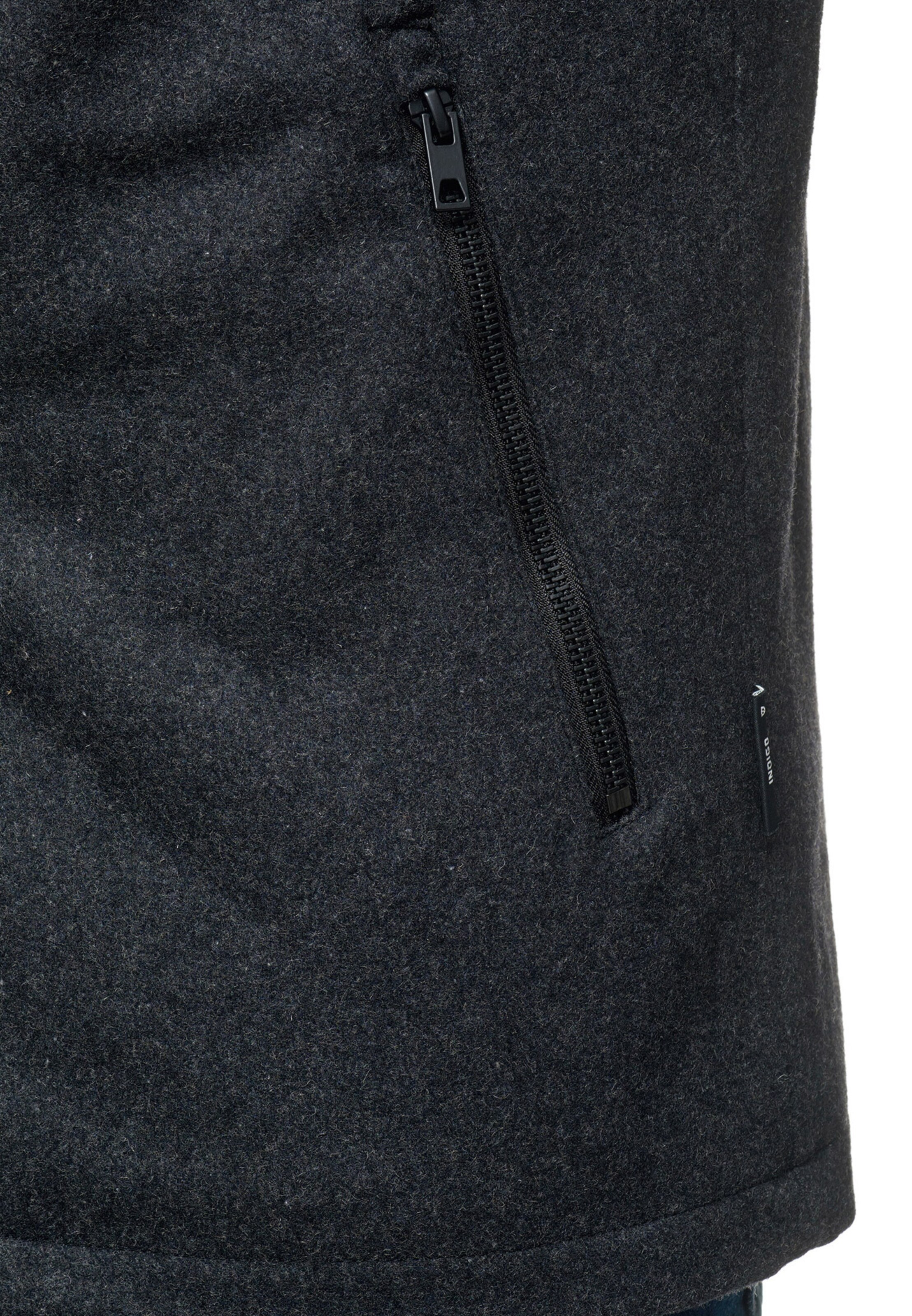 INDICODE JEANS Between-seasons coat 'Brittany' in Grey