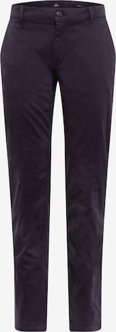 Regular Pantalon chino BOSS Orange en noir : devant