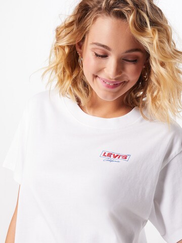 LEVI'S ® Μπλουζάκι 'Graphic Varsity Tee' σε λευκό